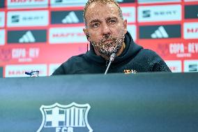 Hansi Flick's Press Conference - Barcelona Training