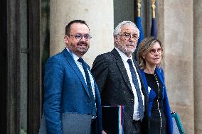 Council Of Ministers At The Elysee Palace