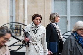 Council Of Ministers At The Elysee Palace