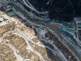 Shuangjiangkou Hydropower Station Construction in Aba
