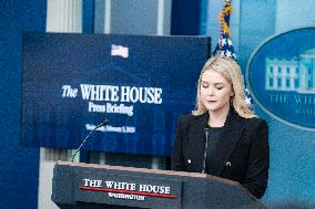 White House  Press Briefing On ICE Operations And Peace In The Middle  East