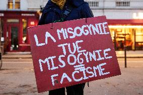 Activists From The NousToutes Collective Displaying The 1036 Names Victims Of Femicide