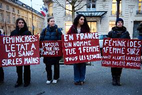 Activists From The NousToutes Collective Displaying The 1036 Names Victims Of Femicide