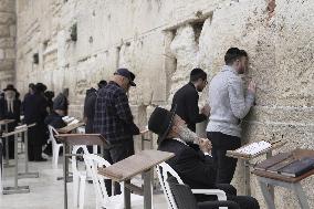 The Western Wall in Jerusalem