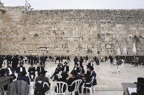 The Western Wall in Jerusalem