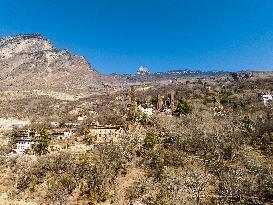 Ancient Stone Watchtower Complex in Ganzi