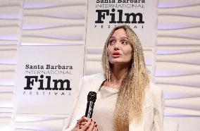 Santa Barbara - Angelina Jolie At Maltin Modern Master Awards
