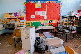 Israeli 6828 Bislach Battalion Vandalized An Elementary School - Lebanon