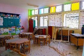 Israeli 6828 Bislach Battalion Vandalized An Elementary School - Lebanon