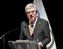 IOC chief Bach attends Milan-Cortina Olympics event