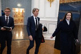 Bruno Retailleau gives a press conference to present a campaign against narcobanditism - Paris RL