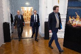 Bruno Retailleau gives a press conference to present a campaign against narcobanditism - Paris RL