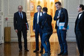 Bruno Retailleau gives a press conference to present a campaign against narcobanditism - Paris RL