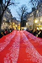 Protest Against Feminicides at French National Assembly - Paris