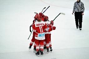 OLYMPIC QUALIFICATIONS ICE HOCKEY DENMARK - NETHERLANDS