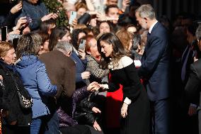 Royals Visit Caravacas de la Cruz - Spain