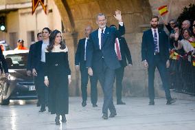 Royals Visit Caravacas de la Cruz - Spain