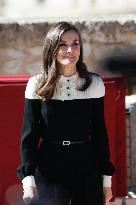 Royals Visit Caravacas de la Cruz - Spain