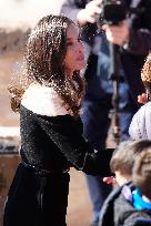 Royals Visit Caravacas de la Cruz - Spain