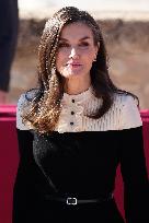 Royals Visit Caravacas de la Cruz - Spain
