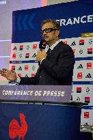 Fabien Galthie Press Conference - Marcoussis