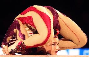 Contortionist performance