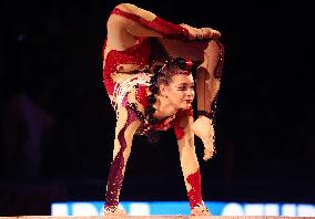 Contortionist performance