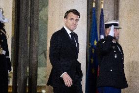 Emmanuel Macron welcomes UAE President for a Work Dinner - Paris RL