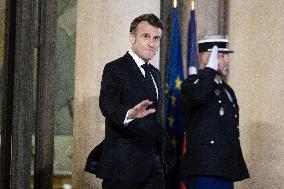 Emmanuel Macron welcomes UAE President for a Work Dinner - Paris RL