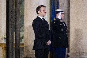 Emmanuel Macron welcomes UAE President for a Work Dinner - Paris RL