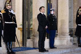 Emmanuel Macron welcomes UAE President for a Work Dinner - Paris RL