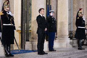 Emmanuel Macron welcomes UAE President for a Work Dinner - Paris RL
