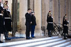 Emmanuel Macron welcomes UAE President for a Work Dinner - Paris RL