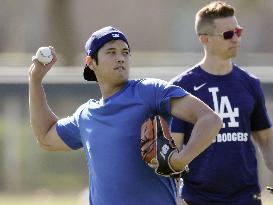 Baseball: Shohei Ohtani of Dodgers