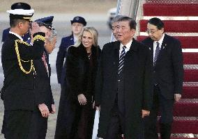 Japan PM Ishiba arrives in Washington
