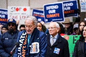 Lawmakers Protest Funding Cuts At Environmental Protection Agency