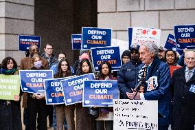 Lawmakers Protest Funding Cuts At Environmental Protection Agency