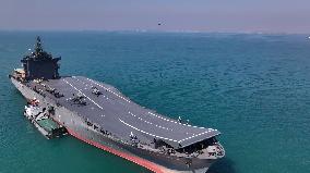 Iran Naval Forces Unveiled Their New Drone-Carrier Ship, Shahid Mahdavi