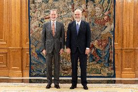 The King Receives The PM Of Albania - Madrid
