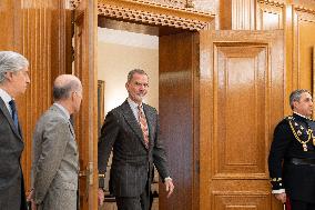 The King Receives The PM Of Albania - Madrid