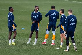 Real Madrid Training Session and Press Conference