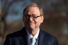 National Economic Council Director Kevin Hessett Attends White House Meetings
