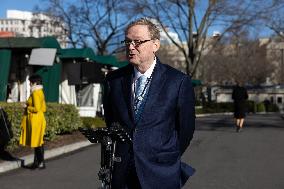 National Economic Council Director Kevin Hessett Attends White House Meetings