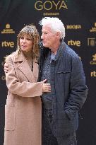 Richard Gere And Wife At 39th Goya Awards Photocall - Spain