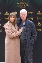 Richard Gere And Wife At 39th Goya Awards Photocall - Spain