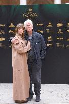 Richard Gere And Wife At 39th Goya Awards Photocall - Spain