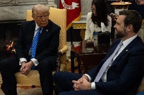 US President Donald Trump meets with Japanese Prime Minister Shigeru Ishiba