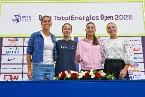 WTA Qatar Open Tennis Tournamen 2025 - Draw Ceremony