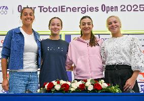 WTA Qatar Open Tennis Tournamen 2025 - Draw Ceremony