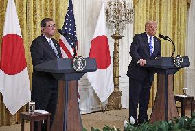 Trump and Japanese PM Ishiba Join Press Conference